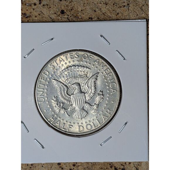 1968-D Kennedy Half Dollar – 40% Silver – Circulated - Picture 3 of 3